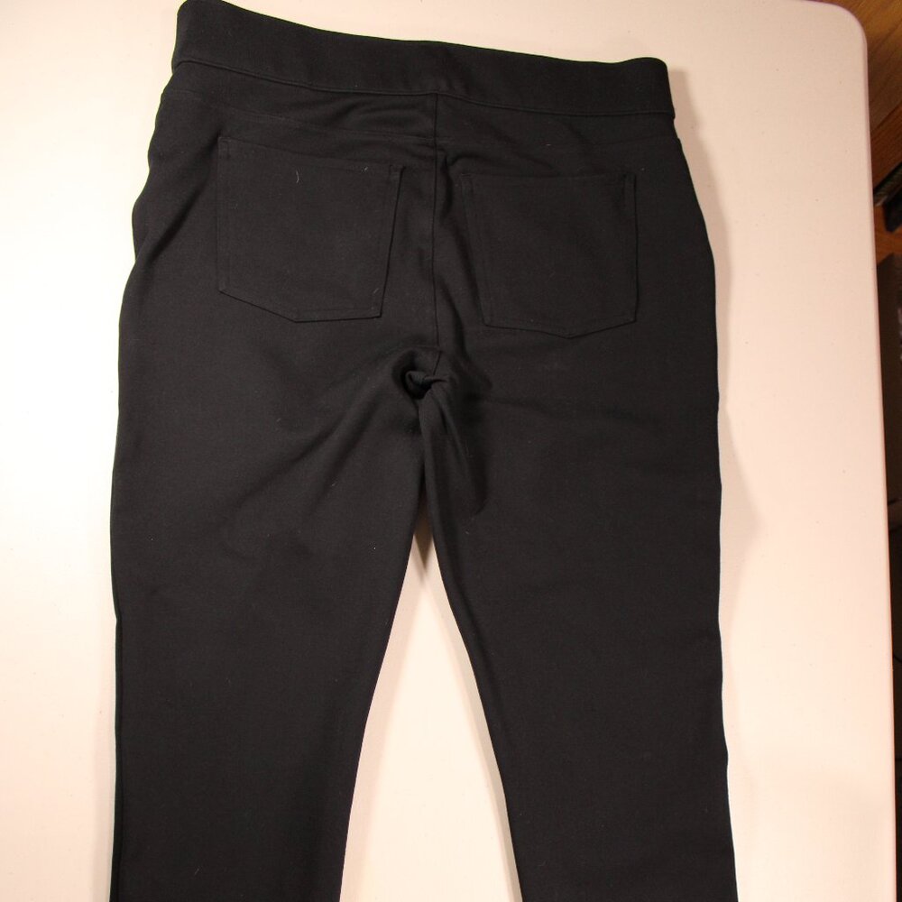 Women's Spanx Ankle Length Black Athletic Stretch Pants Size XL - Picture 3 of 16